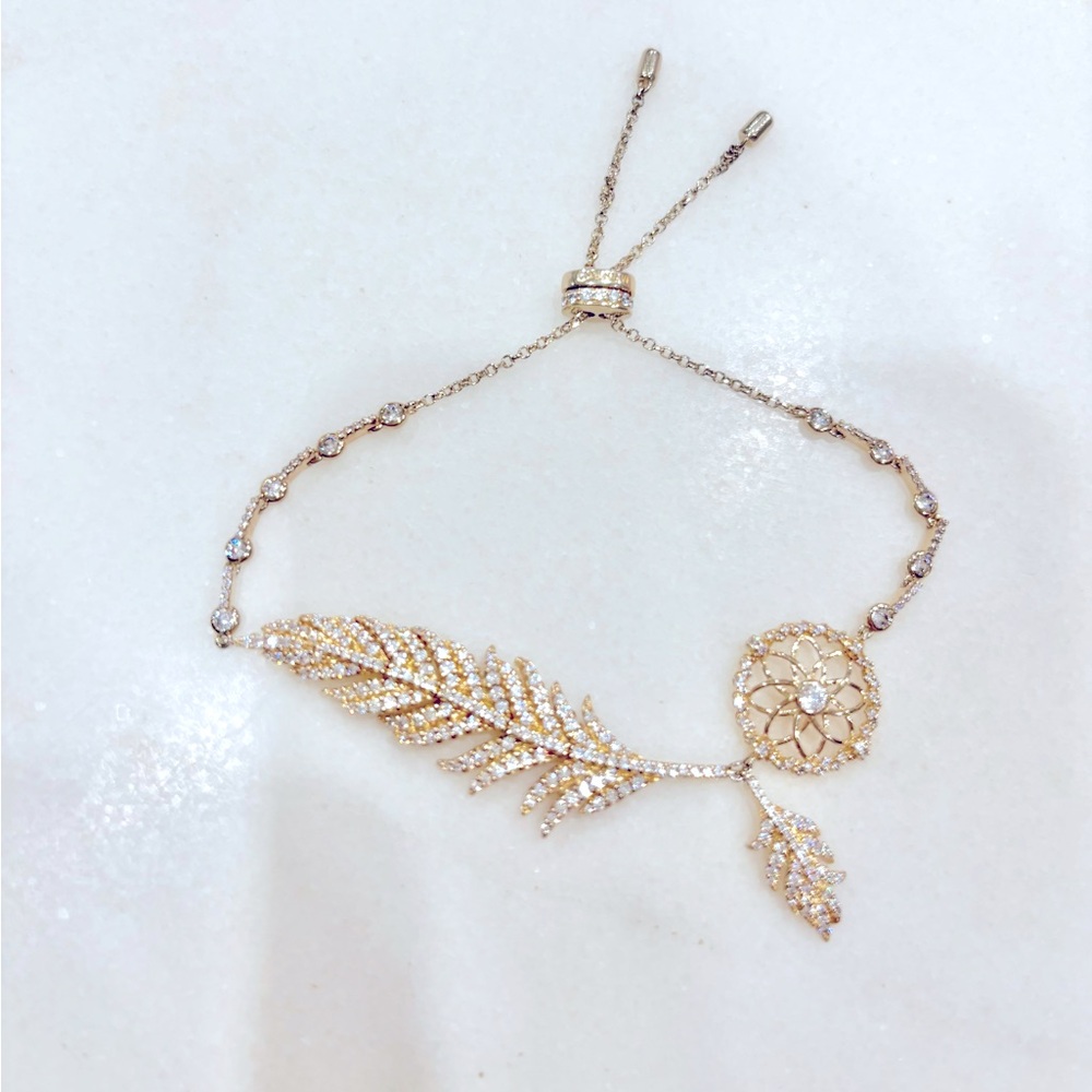 APM Monaco Gold Dreamcatcher Bracelet